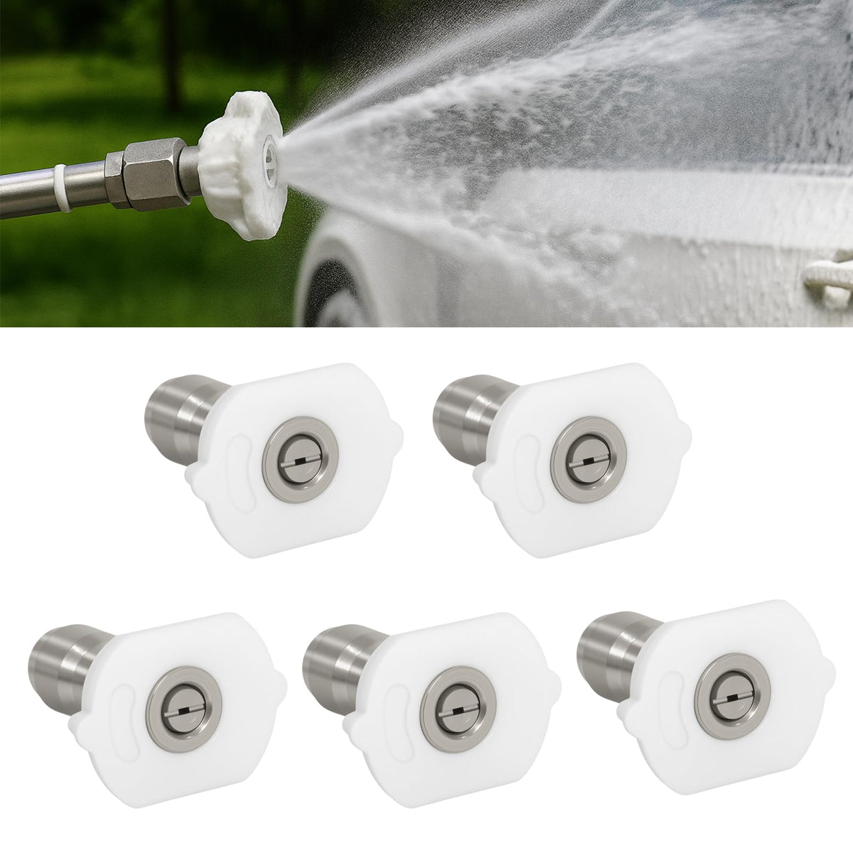 Podoy 40-degree spray nozzle for quick-connect 1/4-inch setups.