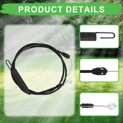 Podoy 584243501 clutch cable installed on a tractor for smooth gear engagement.