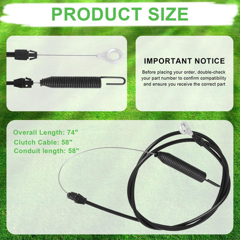 Podoy 584243501 conduit length view shows 58-inch housing for easy routing.