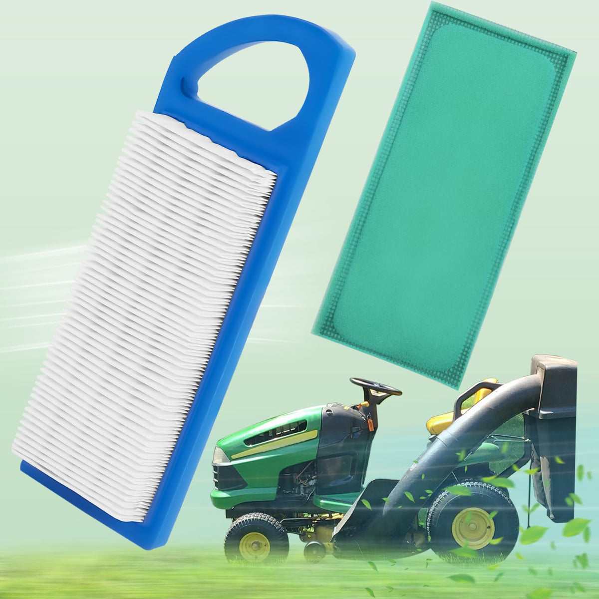 Podoy 697153 air filter for Briggs Stratton improves engine protection.