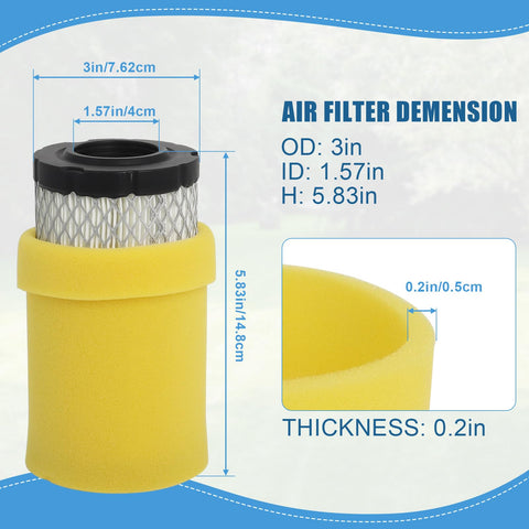 Podoy 793569 pre-filter close-up captures extra filtration for longer filter life.
