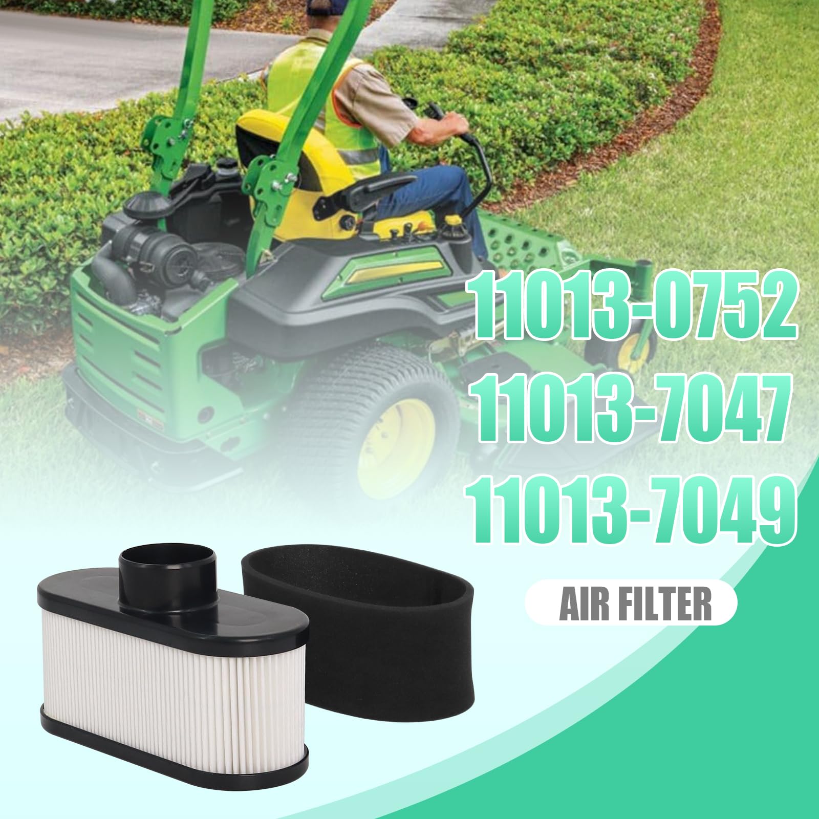 Podoy filtration protects engine from dust and debris.