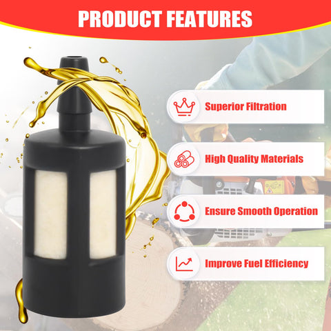 Podoy compact fuel filter design ideal for quick field replacements.