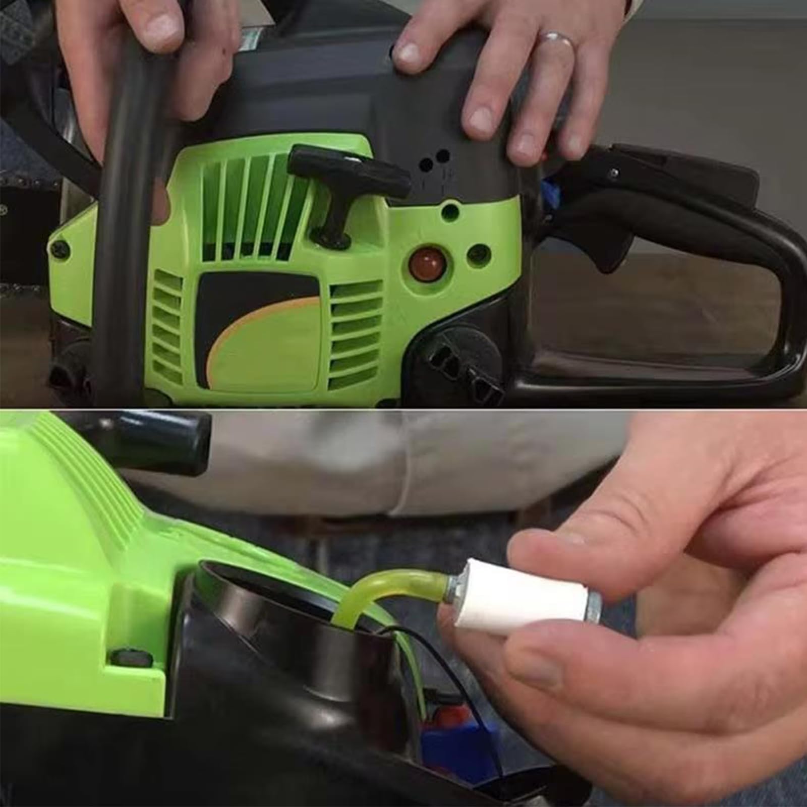Podoy fuel filter traps dirt and debris before entering the engine.