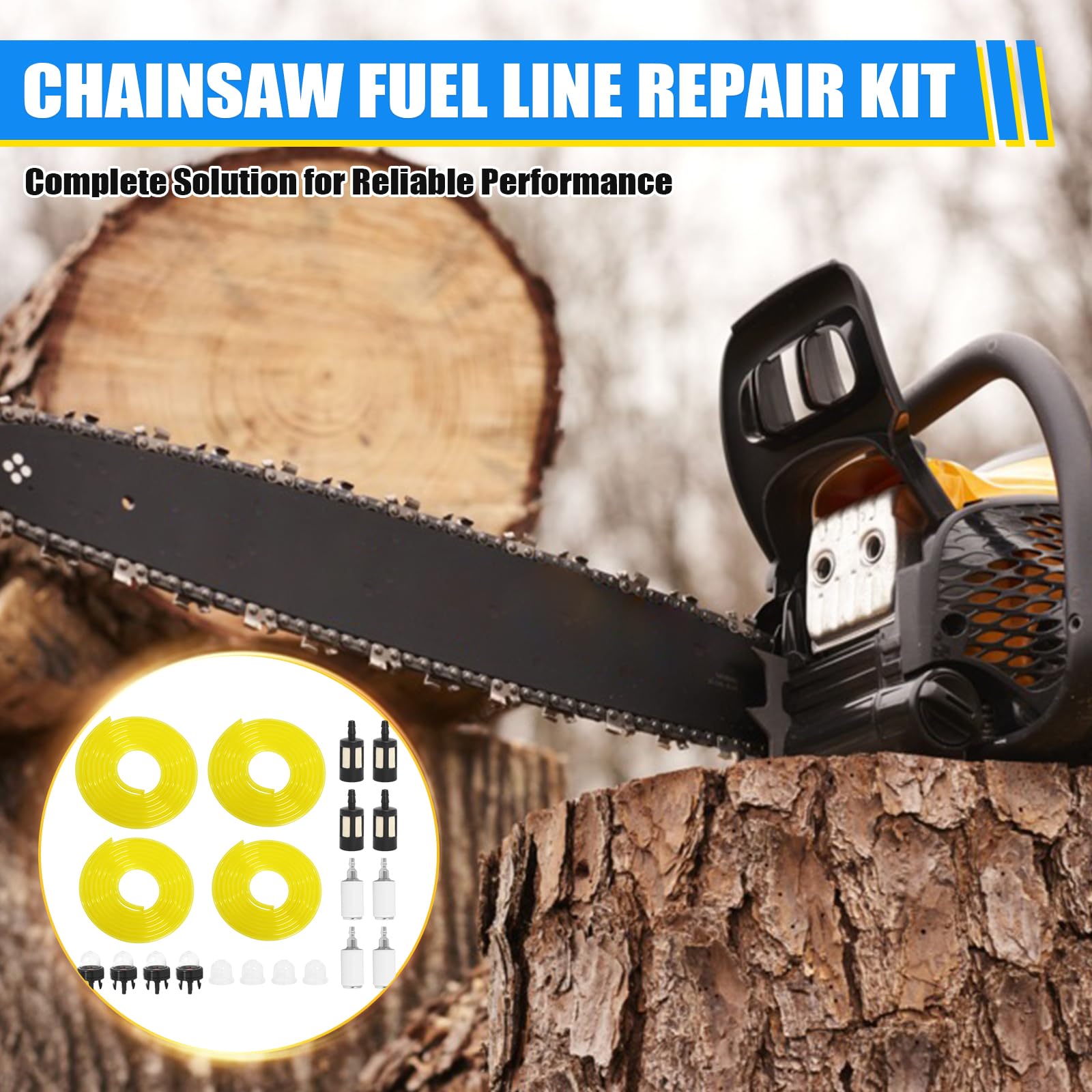 Podoy fuel filter included for clean fuel delivery