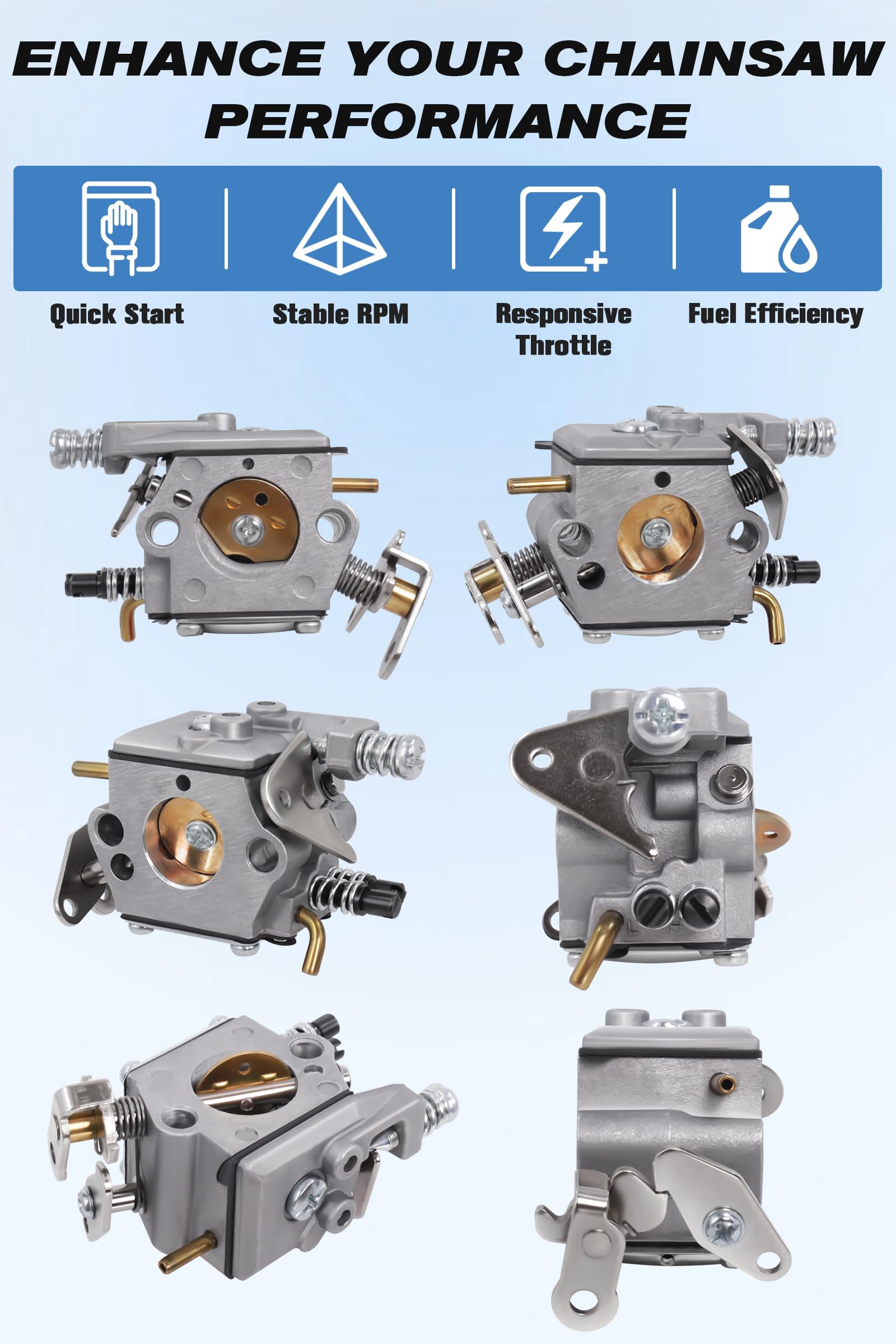 Podoy fuel filters and lines promote clean fuel flow and smoother operation.