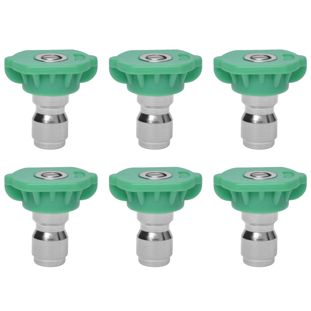 Podoy green 25-degree nozzle tips pack for balanced car and surface cleaning