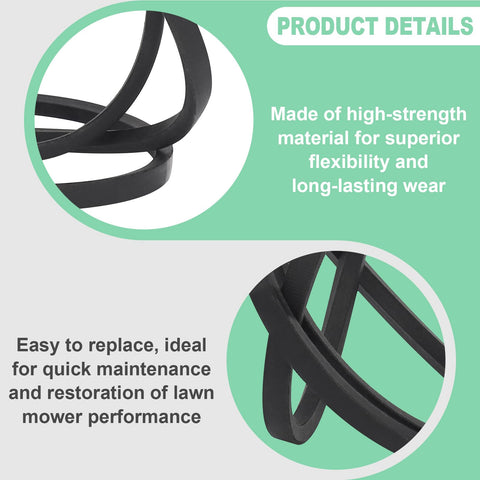 Podoy GX20006 belt half-inch by 89 inches, precise fit