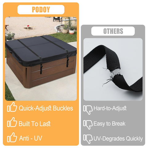Podoy two straps provide balanced security on both sides