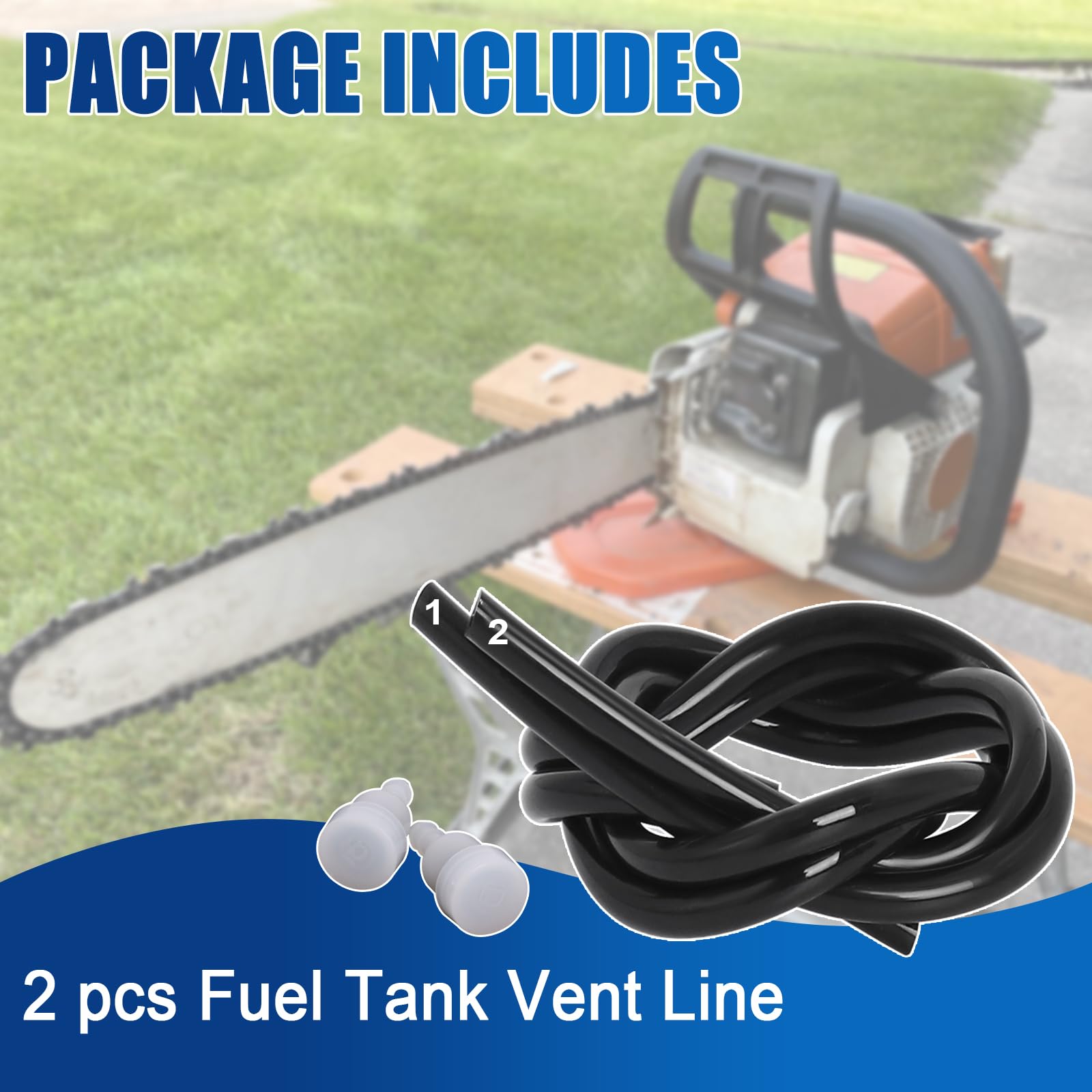 Podoy included 2 pcs vent line set simplifies stocking and replacement.