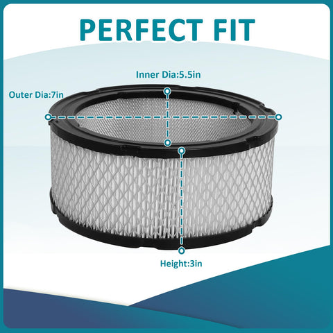 Podoy inner diameter 5-1-2 inch measurement for snug fit.