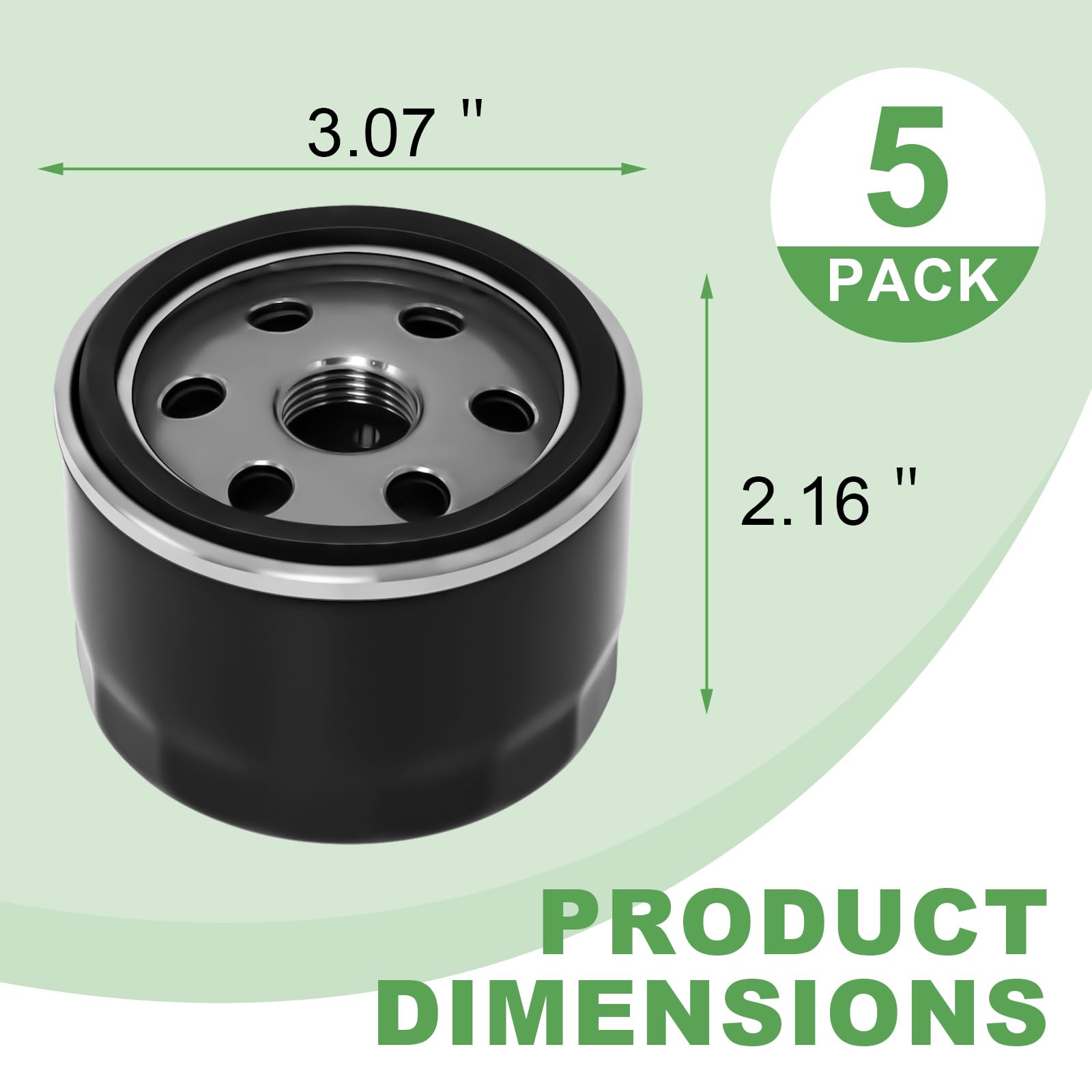 Podoy oil filter for Kawasaki 49065-0721, durable fit and reliable engine protection