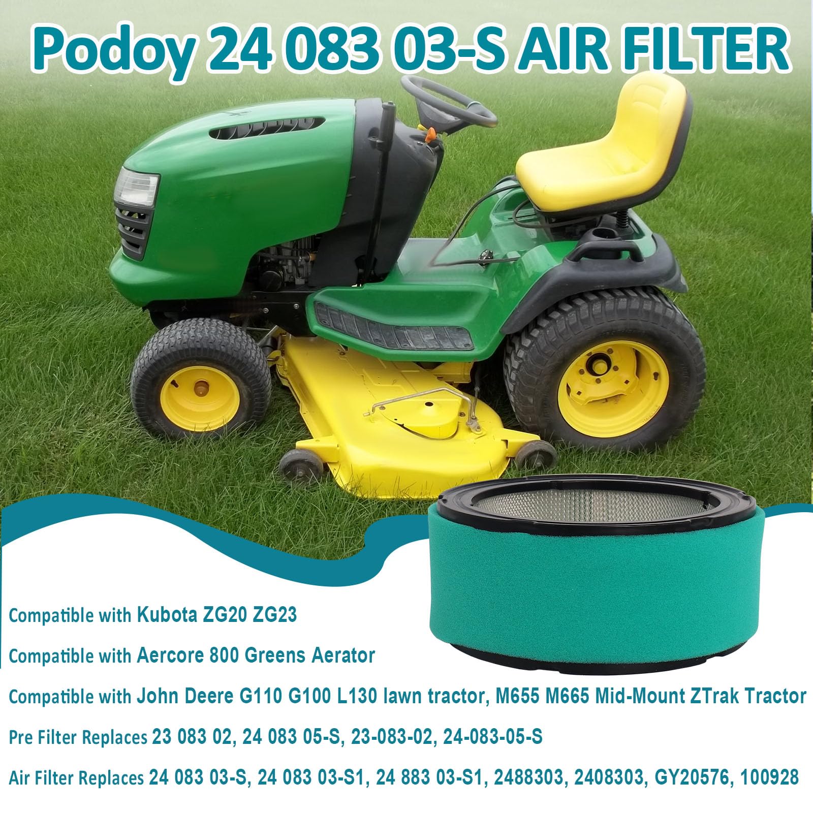 Podoy outer diameter 7 inch measurement for proper clearance.