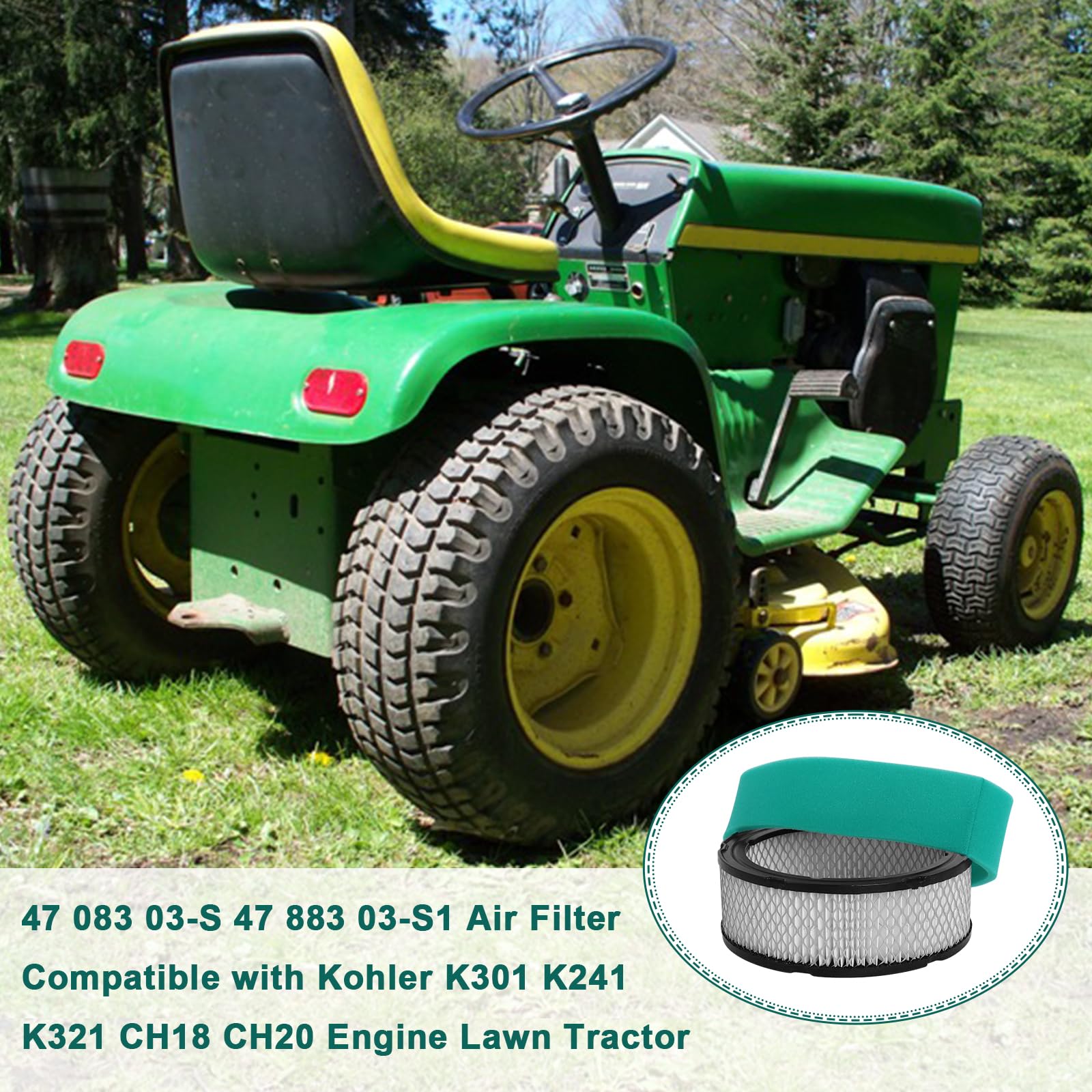 Podoy packaging includes air filter and pre-filter for quick install.