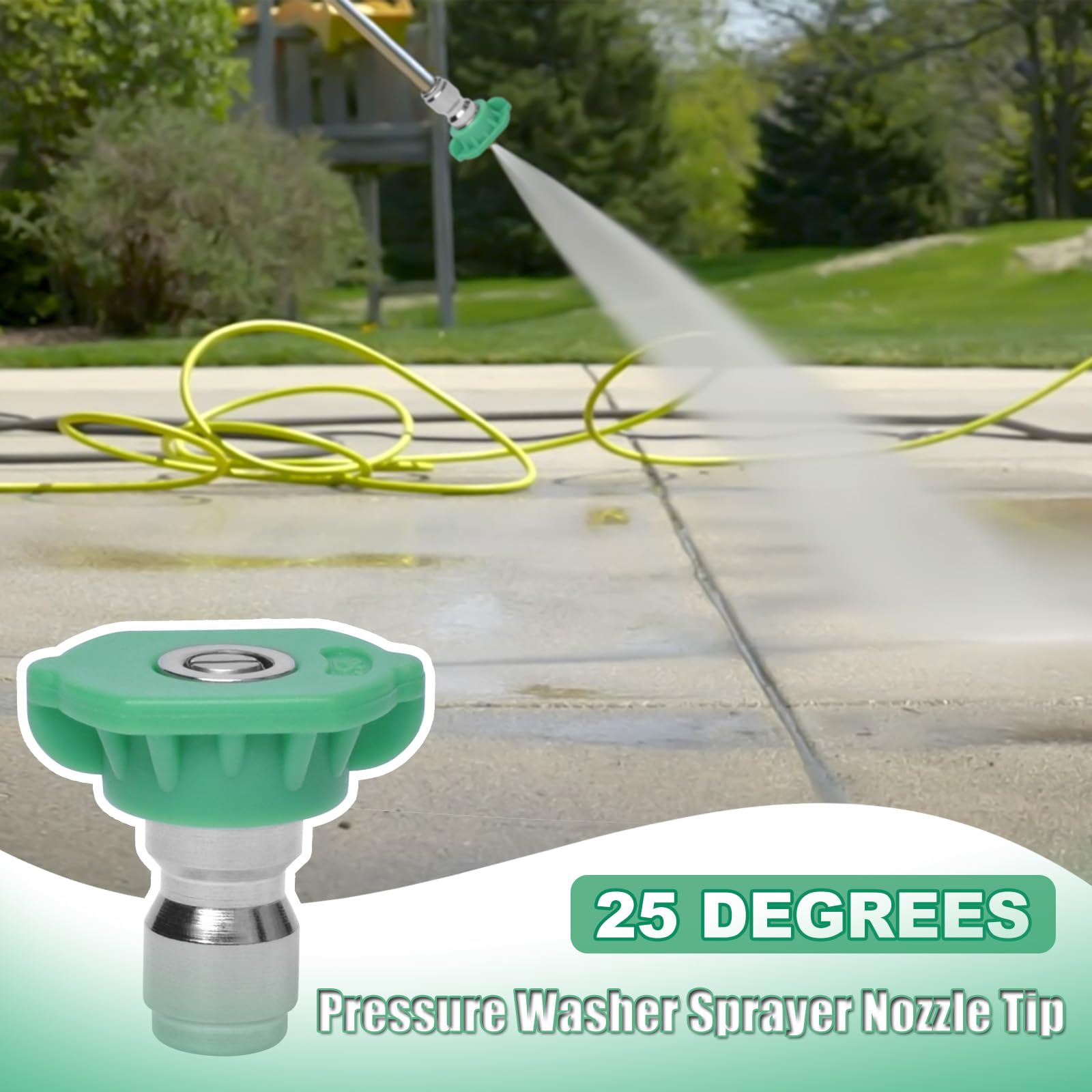 Podoy rust-resistant stainless construction ensures durable nozzle performance
