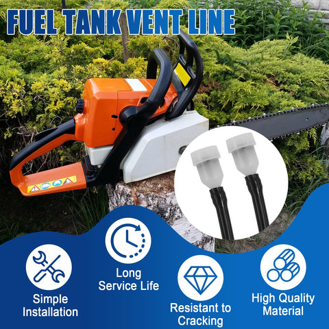 Podoy vent line length 45cm helps you replace and trim to fit your chainsaw.