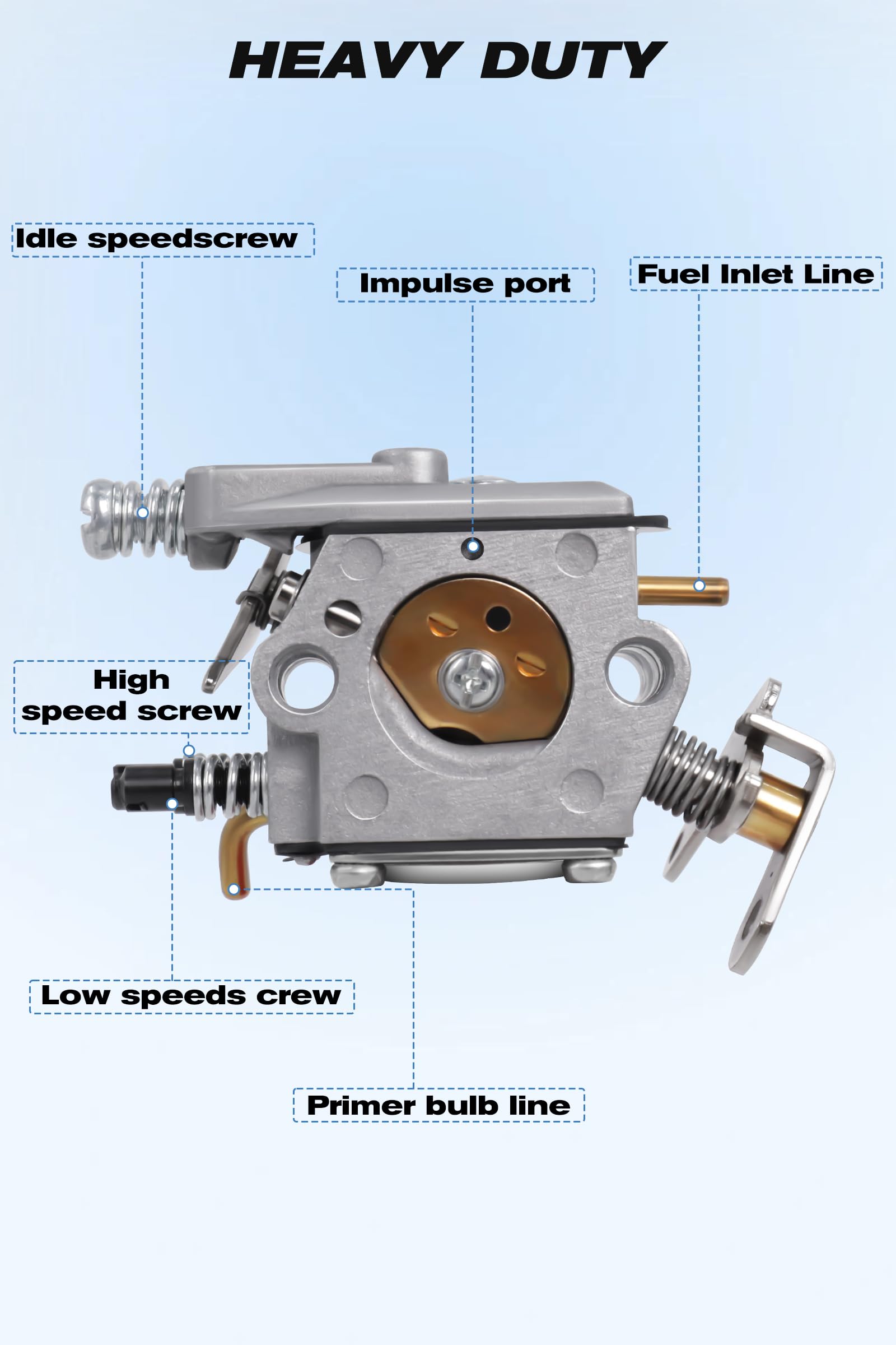 Podoy replacement compatible with Walbro WT-891 for reliable fuel delivery.