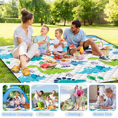 Poedist blanket spread for family gathering serves 6-8 people.