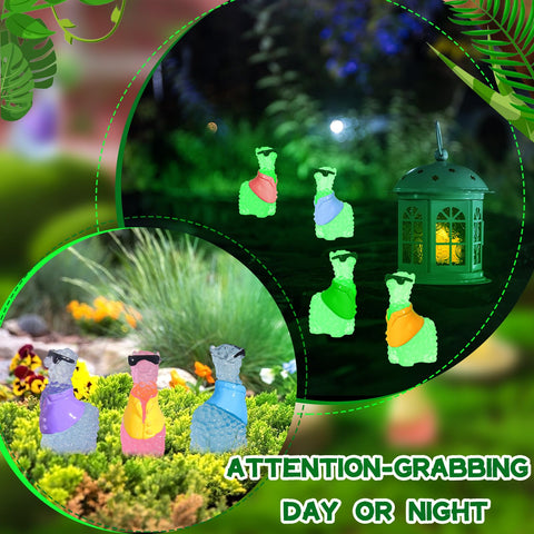 Poen alpaca miniatures enhance aquarium landscapes with tiny accents