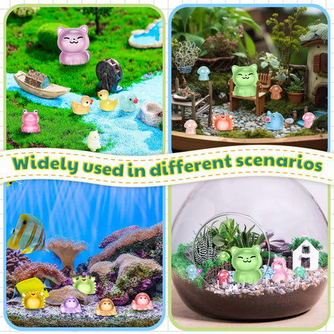 Poen panda figures bring playful accents to mini landscapes and crafts