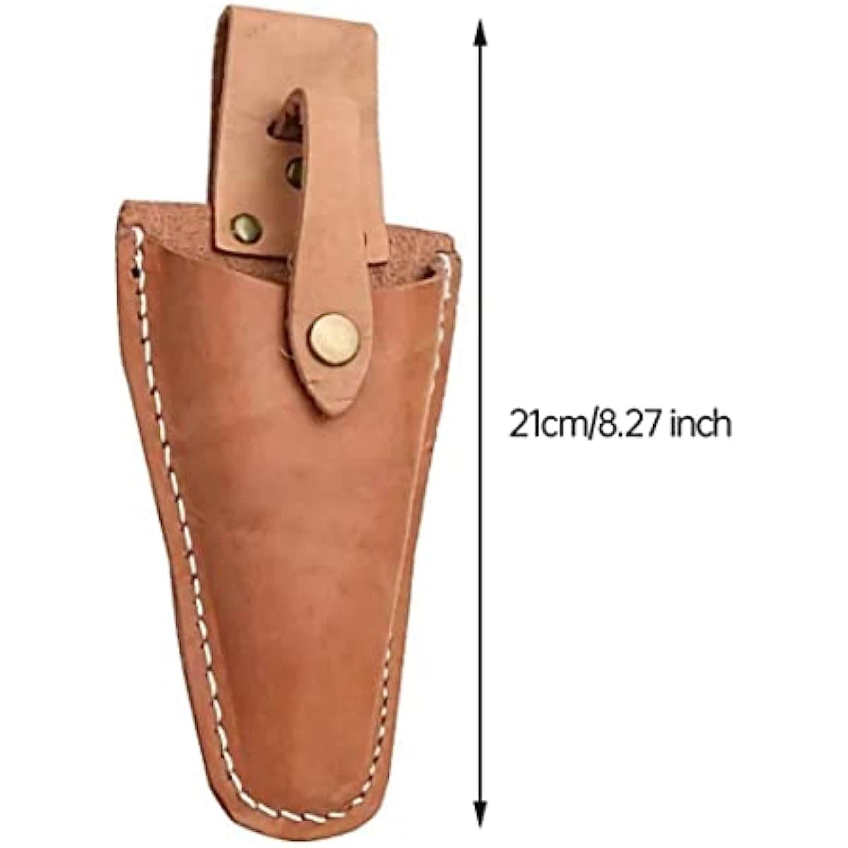 Poevic belt holder leather sheath keeps pruning tools within easy reach