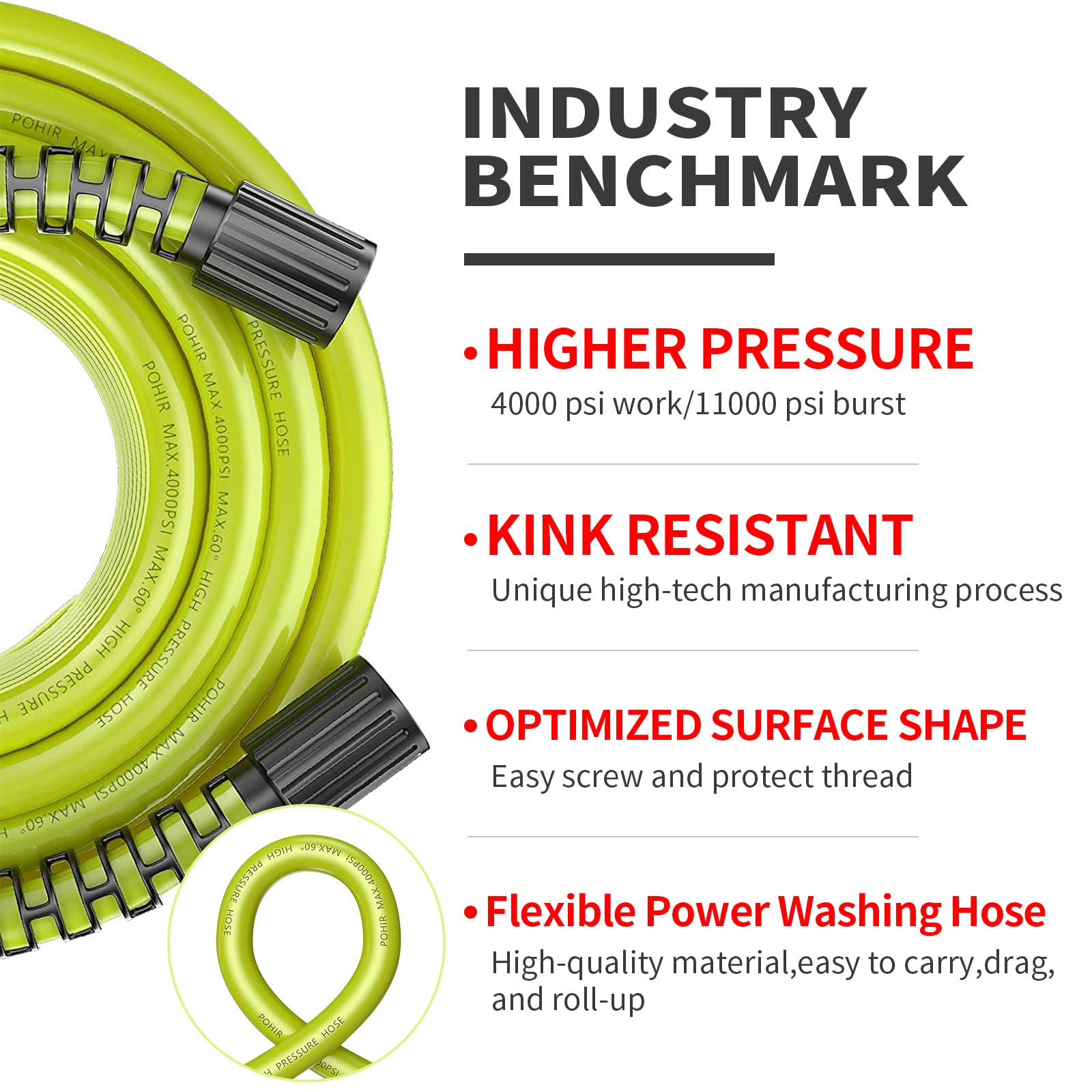 POHIR 30in extension wand adds reach for high or distant areas