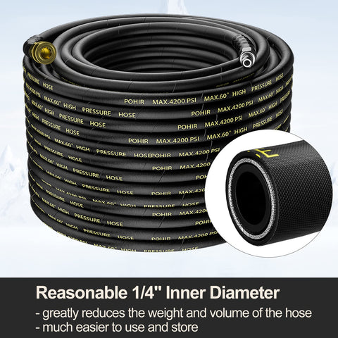 POHIR kink resistant hose design for easy handling