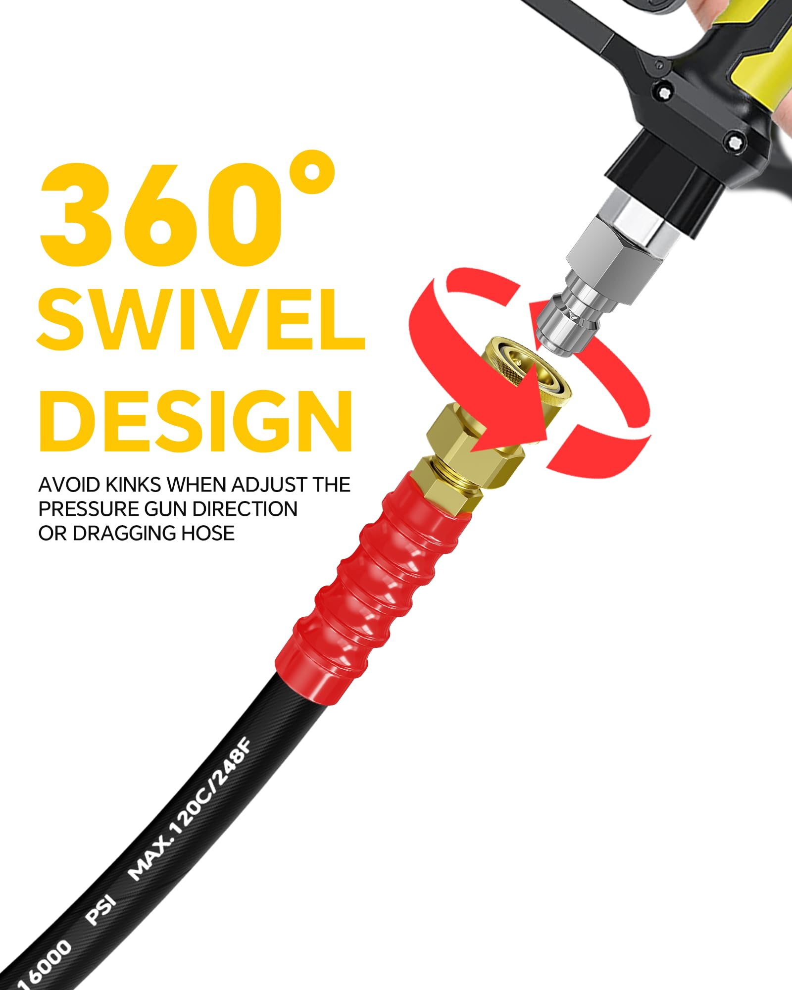 POHIR kink-resistant hose built for durability across surfaces