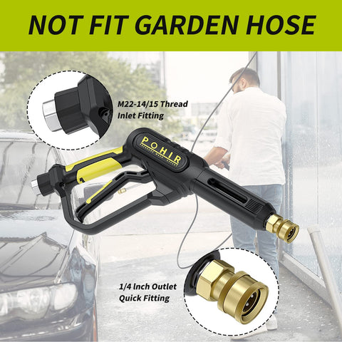 POHIR M22 14mm fitting for direct connection to compatible hoses