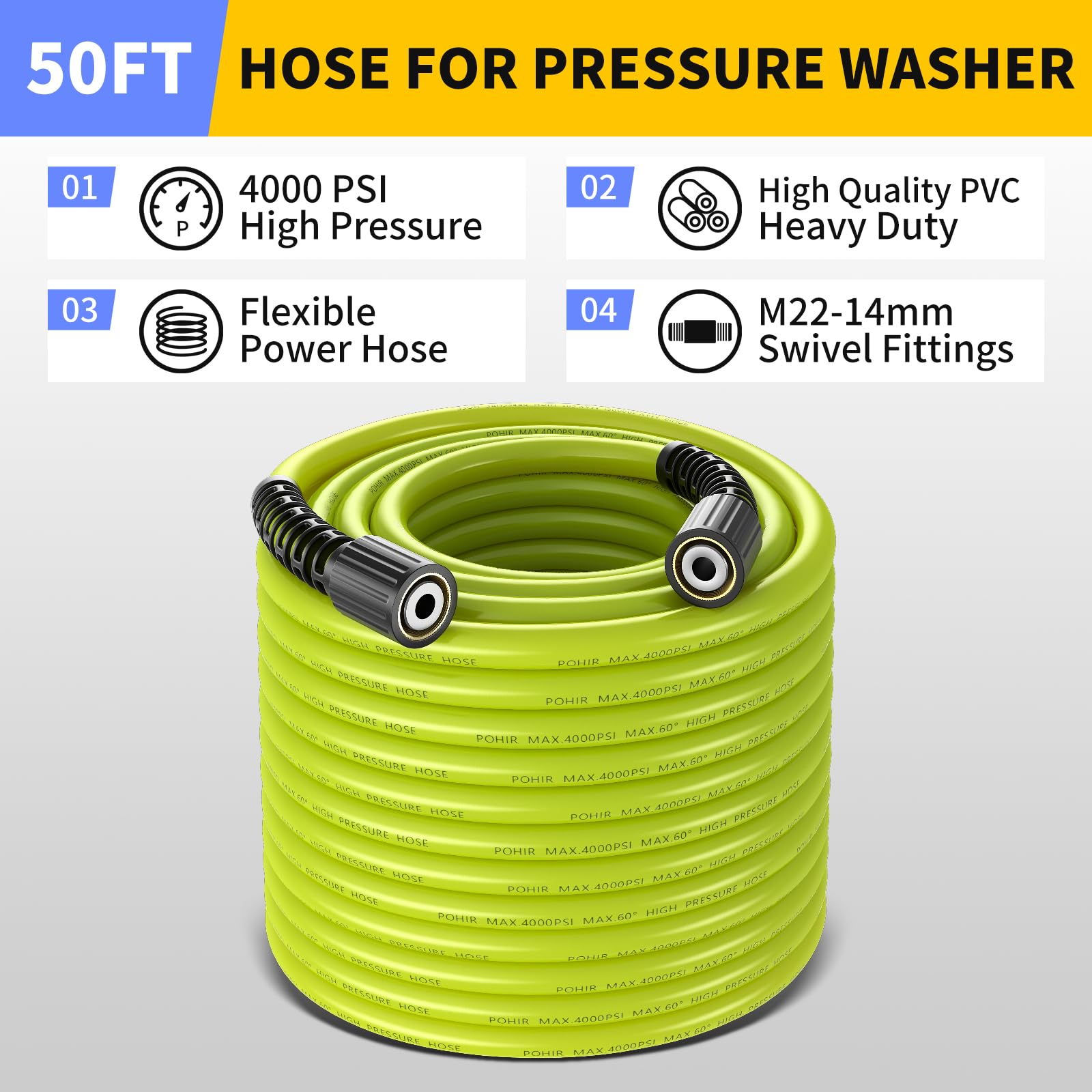 POHIR 3/8 inch quick connect enables fast tool changes