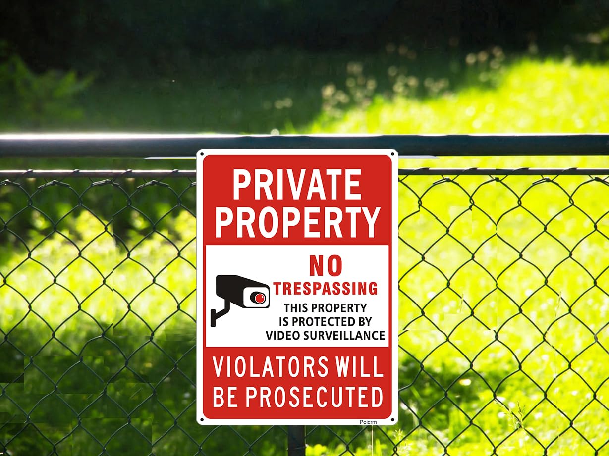 Poicrm mounting holes enable secure installation on walls fences or gates