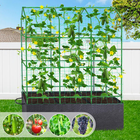 POILKMNI steel trellis with 2mm coating resists rust in outdoor conditions