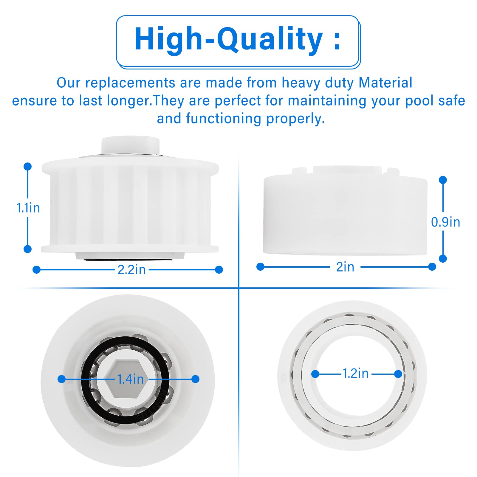 Pokin compatible parts fit Dolphin and Nautilus CC Plus for reliable maintenance.