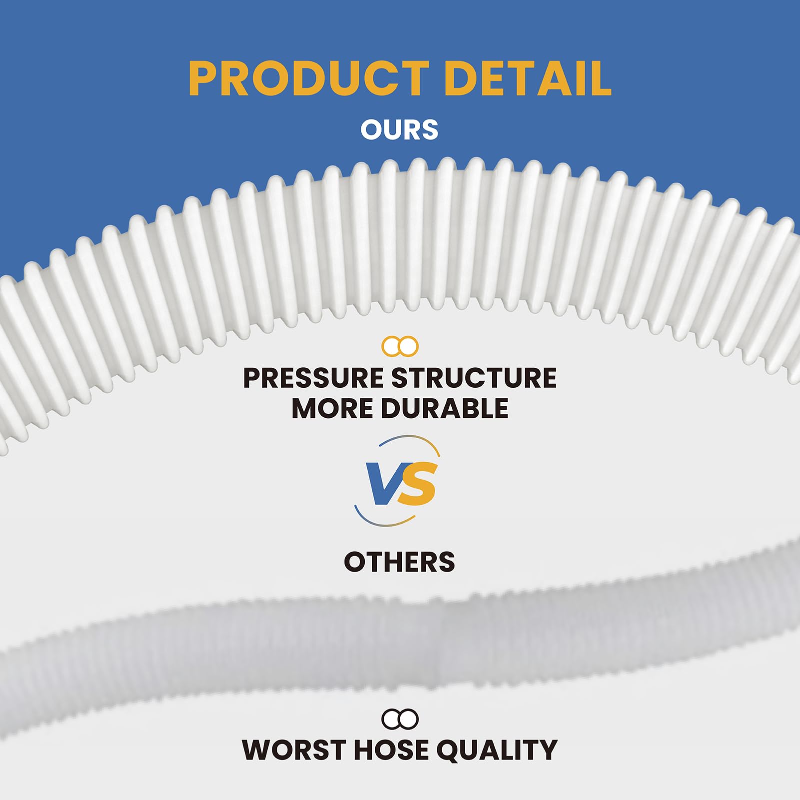 Pokin easy-install cuffless hose reduces downtime and replacement effort.
