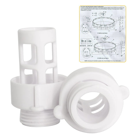Pokin durable plastic construction designed for multiple pool seasons and consistent performance