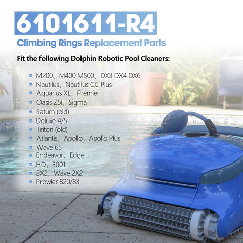 Pokin combo kit contents include rings, tracks, and wheels for replacements