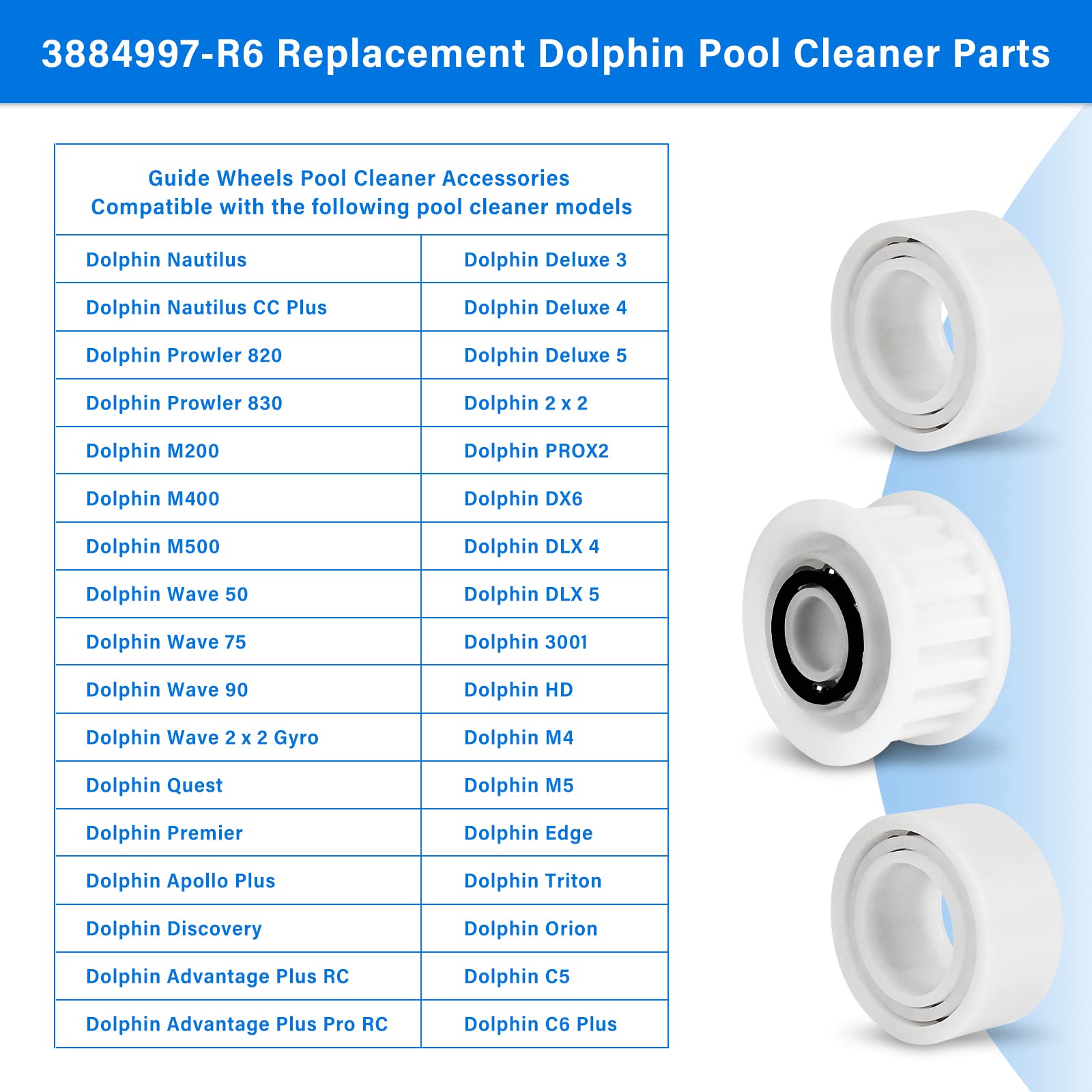 Pokin Maytronics Dolphin parts ensure quick, durable replacements for multiple models.