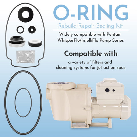 Pokin O-Ring Rebuild Kit impeller gasket supports smooth water flow.