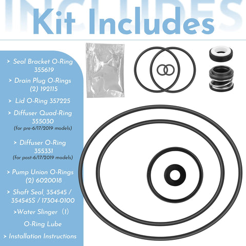 Pokin pump union O-Rings for reliable seal replacement.