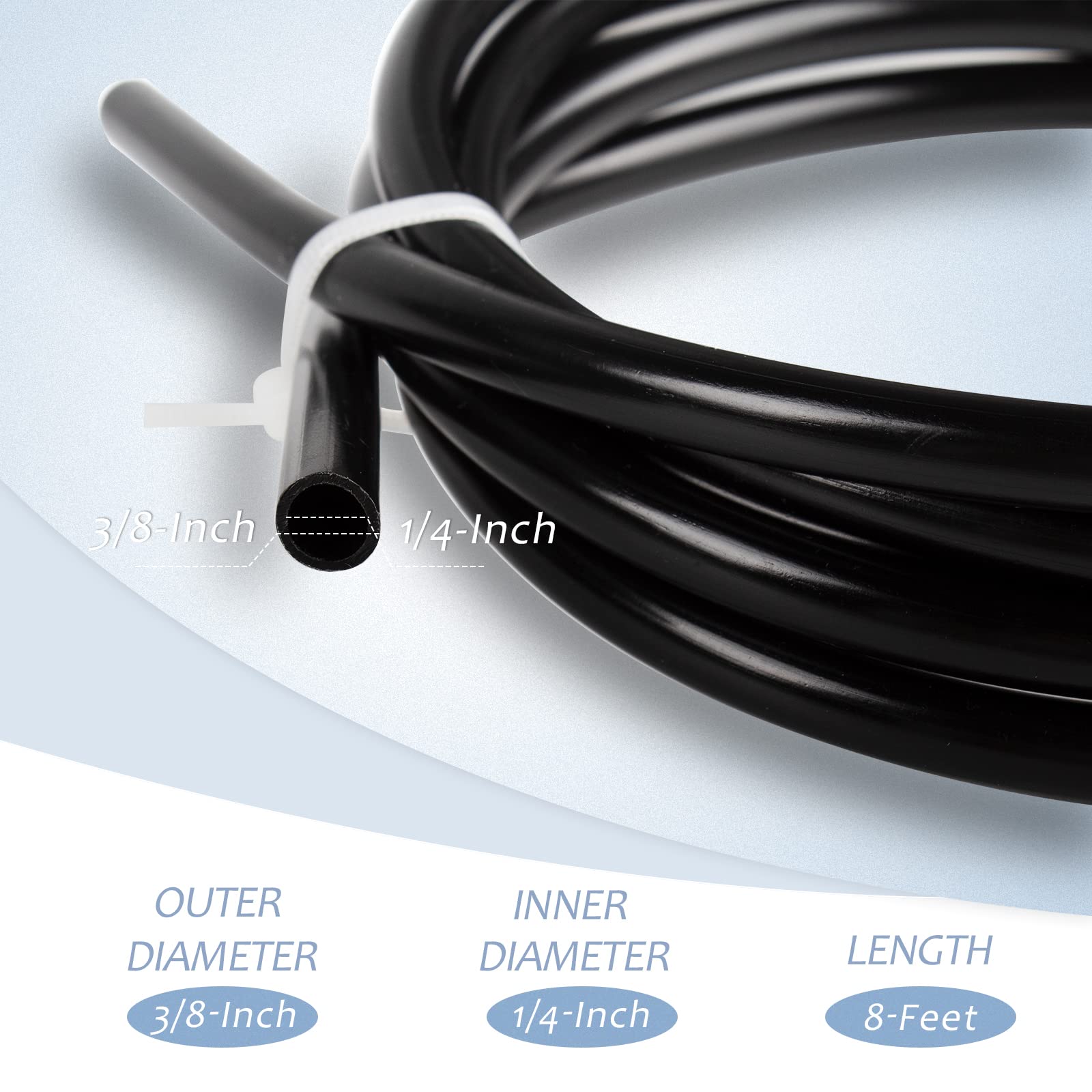 Pokin R172023Z-compatible tubing for Rainbow feeder models 300 and 302.