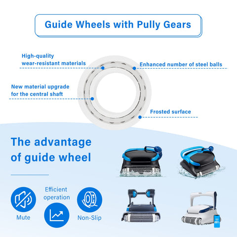 Pokin replacement parts for pool cleaners help maintain consistent performance.