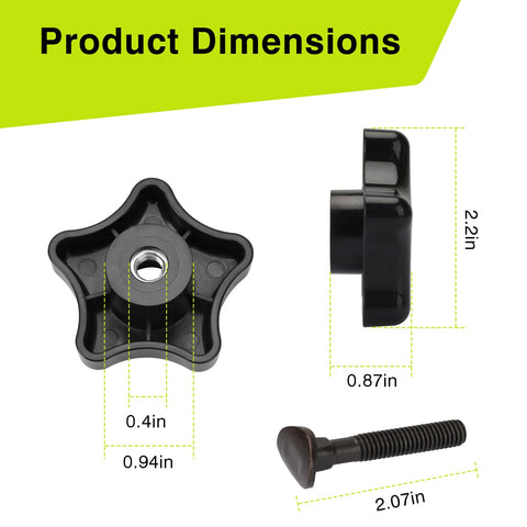 Pokin screw bolt square-head design ensures secure tightening.