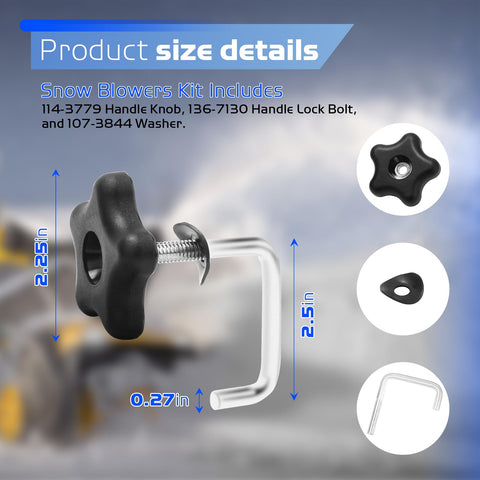 Pokin 136-7130 bolt on Toro snowblower ensures solid connection