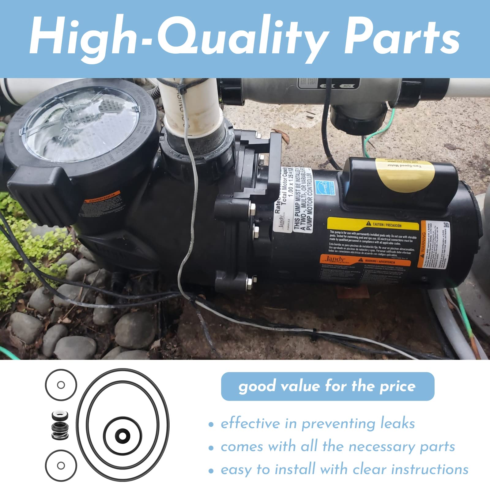 Pokin PS-200 shaft seal for Pentair pump reliability.