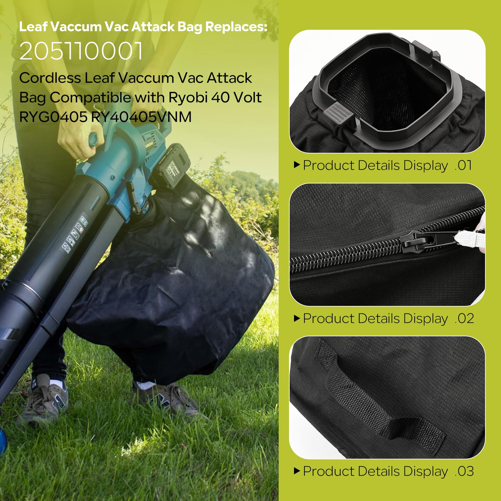 Pokin Vac Attack bag assembly with included accessories for easy replacement.