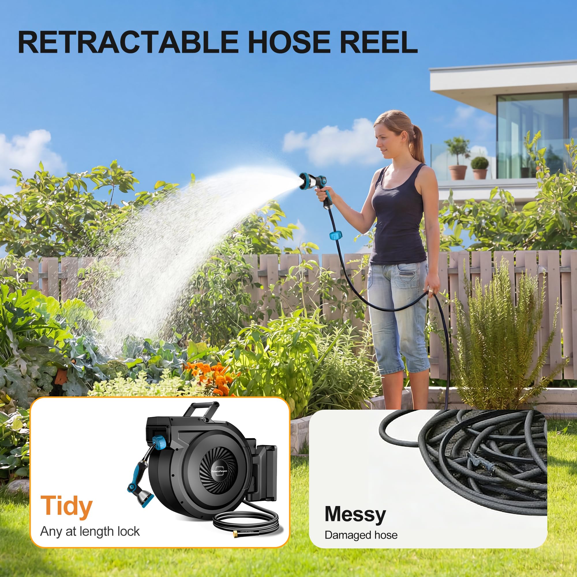 PolarcoForgeco 10-pattern nozzle for various watering tasks