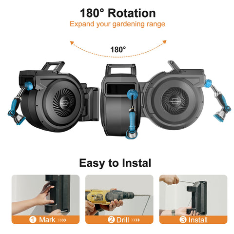 PolarcoForgeco 180-degree swivel enables access to every corner