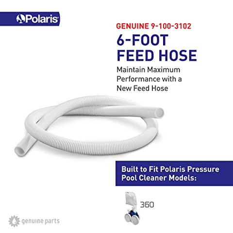 Polaris 360 cleaner hose assembly showing connection points for smooth operation.