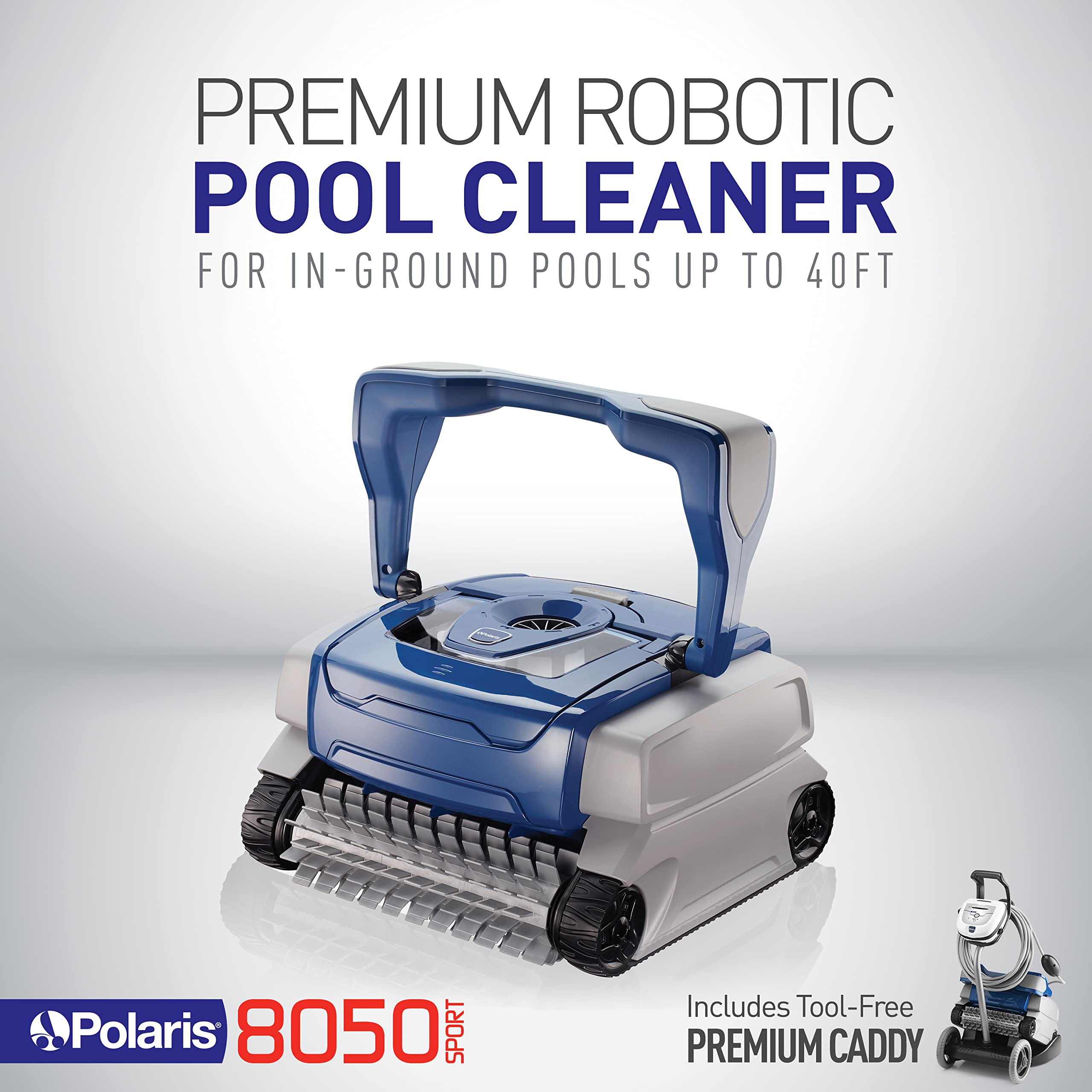 Polaris 8050 Sport cyclonic vacuum tech maintains strong suction