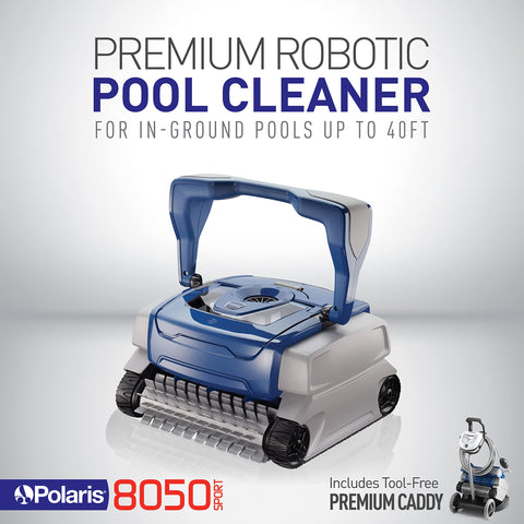 Polaris 8050 Sport cyclonic vacuum tech maintains strong suction